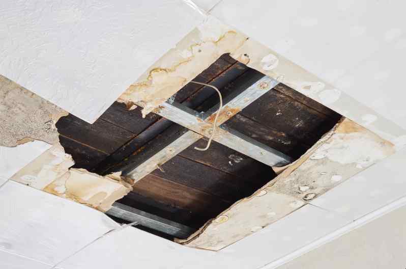 Ceiling Water Damage How To Repair