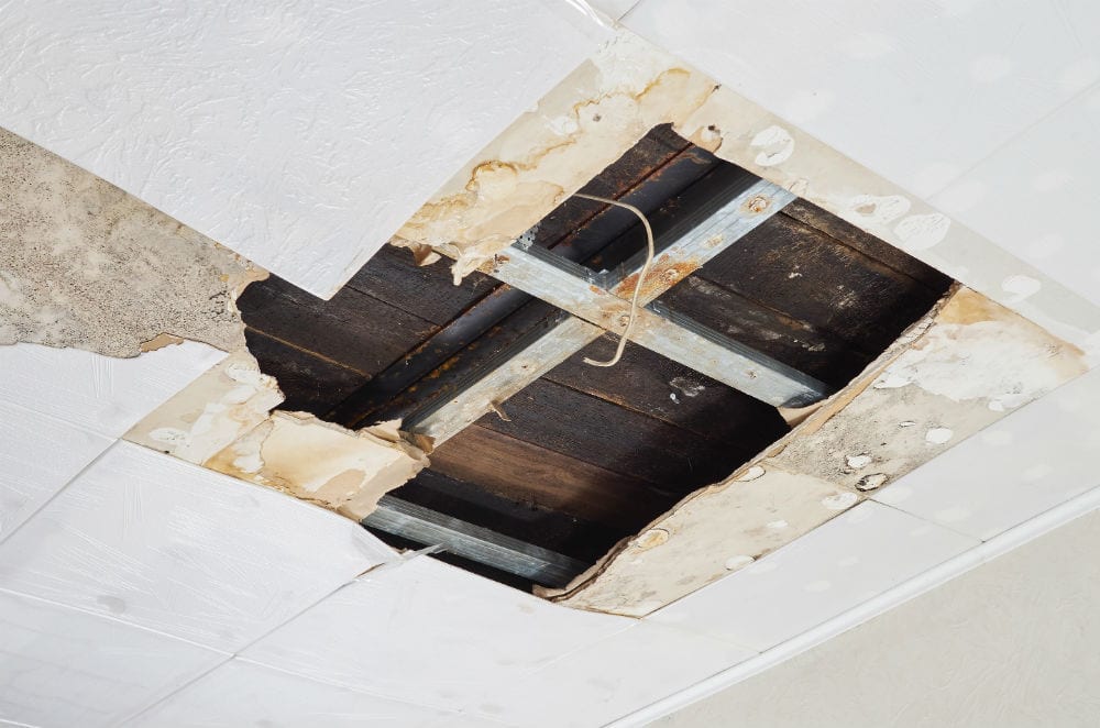 Ceiling Water Damage How To Repair